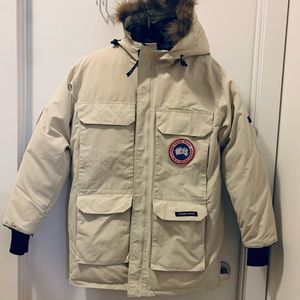 Canada goose white down coat